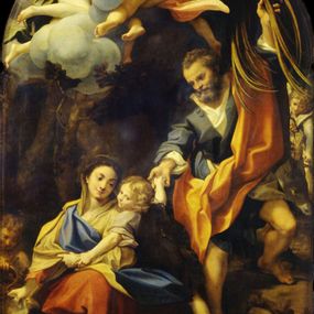 [object Object] - Rest during the return from the flight into Egypt called "Madonna della scodella"