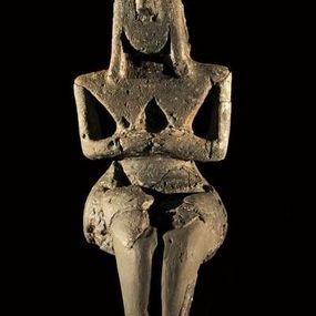 null - Néolithique, Culture des Vases à Bouche Carrée. Divinité féminine d'une tombe à Vicofertile (PR)