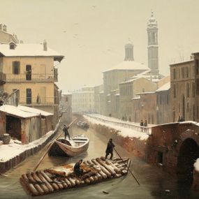 [object Object] - Snowfall at the canals