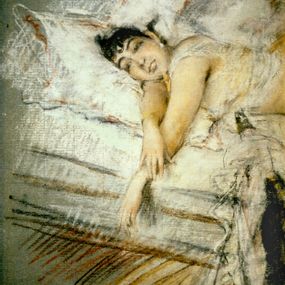 Giovanni Boldini - La contessa de Rasty a letto