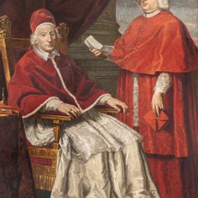 [object Object] - Retrato de Clemente XII Corsini y el cardenal Neri Maria Corsini