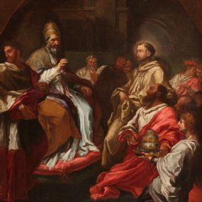 Carlo Maratta - San Bernardo ricompone lo scisma tra Innocenzo II e Vittore IV antipapa