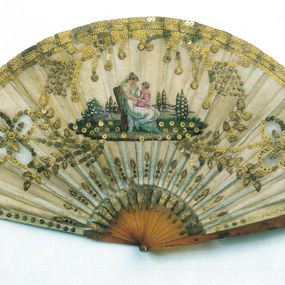 null - Fan with decorations