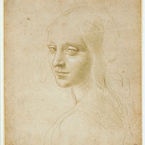 Leonardo da Vinci - Volto di fanciulla