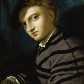 Lorenzo Lotto - Ritratto di giovane con petrarchino