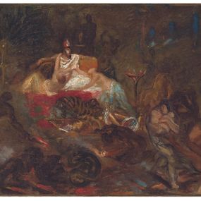 [object Object] - Study for the death of Sardanapalus