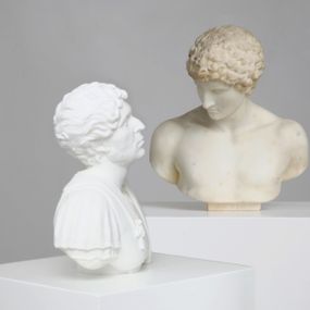 [object Object] - Self-Portrait as Emperor Hadrian Loving Antinous