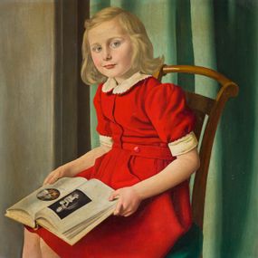 [object Object] - Little girl reading