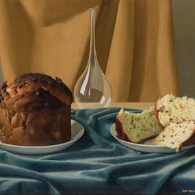 [object Object] - Still life with panettone