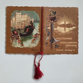 null - Satinine perfumery calendar 1911,