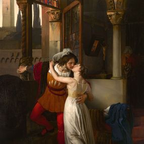 Francesco Hayez - L'ultimo bacio dato a Giulietta da Romeo