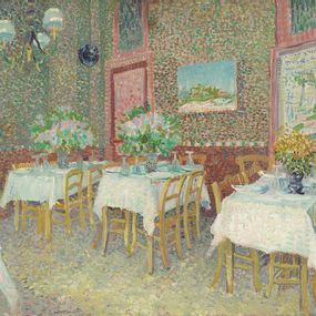 Vincent Van Gogh - Interno di un ristorante