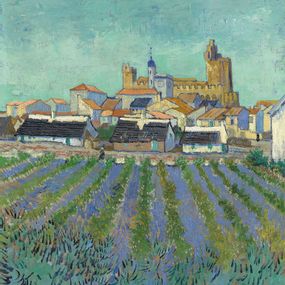 Vincent Van Gogh - Veduta di Saintes-Maries-de-la-Mer