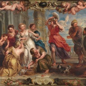Peter Paul Rubens - Achille scoperto tra le figlie di Licomede 