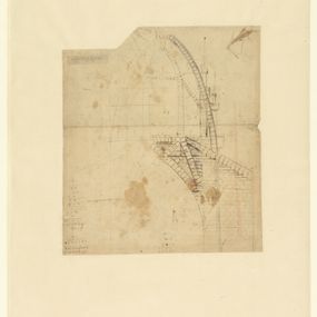 Leonardo da Vinci - Sezione del tiburio di Milano