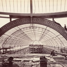 [object Object] - Construction of a tax arch for the dome of the Galleria Vittorio Emanuele II in Milan