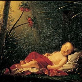[object Object] - El rey de Roma disfrazado de Amor dormido.