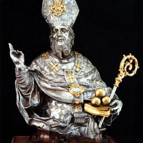 [object Object] - First floor, room 3: Bust of St. Nicholas of Bari