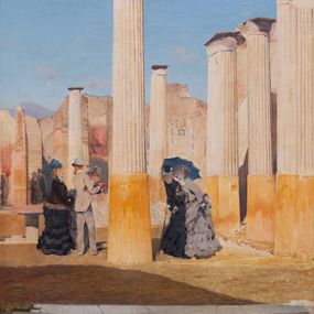 Giuseppe De Nittis - Foro a Pompei