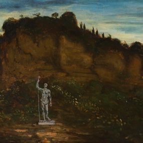 Giorgio de Chirico - Ricordo metafisico della Rocca di Orvieto