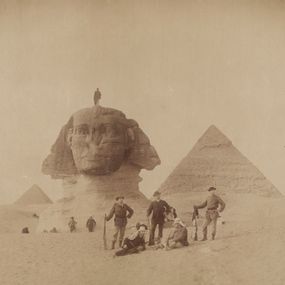 null - The Great Sphinx and the pyramids of Giza in Egypt