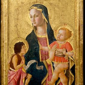 null - Madonna and Child, Saint John the Baptist