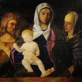 [object Object] - Virgen con el Niño, San Juan Bautista y Santa Ana