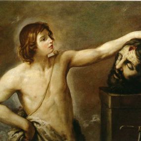 Guido Reni - David contempla la testa decollata di Golia 