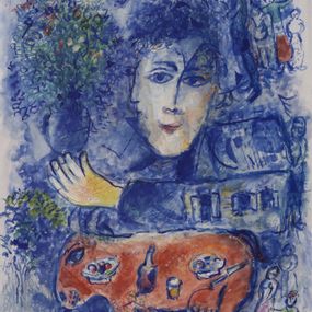 Marc Chagall - L'âne à la table