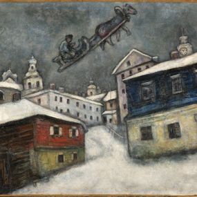 Marc Chagall - Russian village