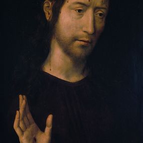 [object Object] - Sorrowful Christ in the act of blessing