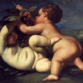 [object Object] - Bacchus and Erigone as children