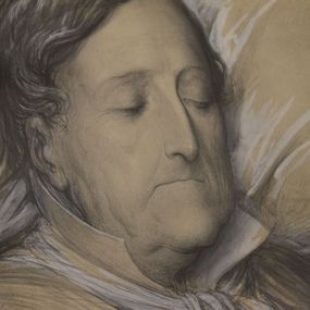 [object Object] -  Gioachino on his death bed (detail)