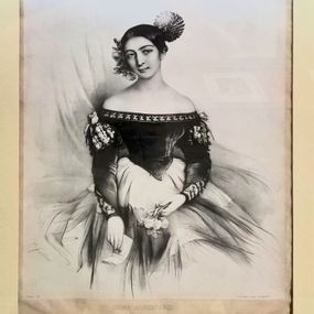 [object Object] - Portrait of Emma Albertazzi in Rosina's costume