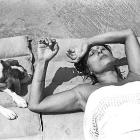 [object Object] - Anna Magnani in her villa in San Felice Circeo