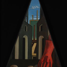 Giorgio de Chirico - Triangolo metafisico (con guanto)