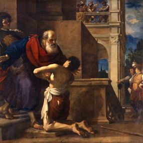 Giovanni Francesco Barbieri, detto Guercino - il ritorno del figliol prodigo