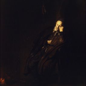 Rembrandt Harmenszoon van Rijn, detto Rembrandt - Ritratto di Vecchio