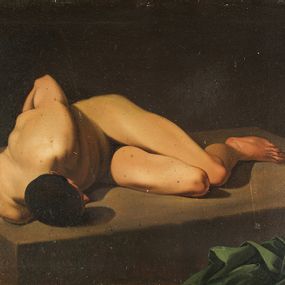[object Object] - Naked man on the ground