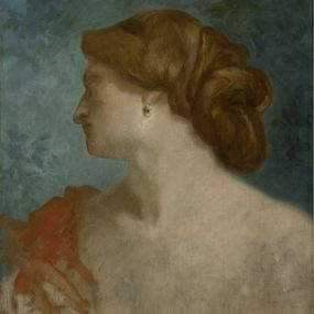 [object Object] - Portrait of a woman in profile