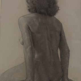 [object Object] - Study of a female nude