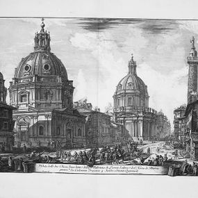 [object Object] - View of the two churches, one known as the Madonna di Loreto, the other with the name of Mary.