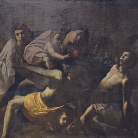 Giovanni Battista Caracciolo, detto Battistello - Madonna col Bambino in gloria