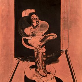 Francis Bacon - Seated figure (terza di tre matrici)