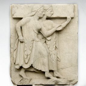 null - Metope from the major temple of the Heraion del Sele