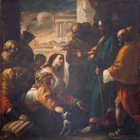 Mattia Preti - Cristo e la Cananea