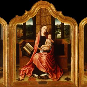 null - Madonna con Bambino, San Giovanni Battista, San Giovanni Evangelista