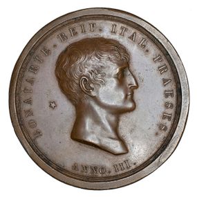 null - Medaglia di Napoleone Bonaparte Presidente della Repubblica italiana
