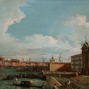 [object Object] - The Grand Canal towards the San Marco basin and the Basilica della Salute