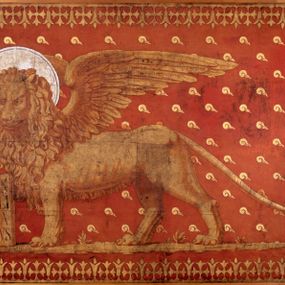 null - Gonfalone raffigurante il Leone Alato di San Marco